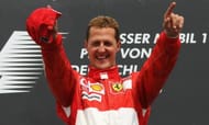German Ferrari driver Michael Schumacher