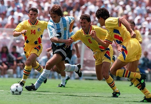 Soccer - World Cup USA '94 - Argentina v Romania