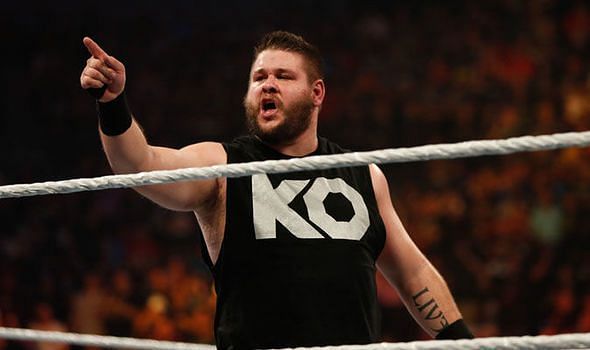 Image result for wwe kevin owens hits strowman