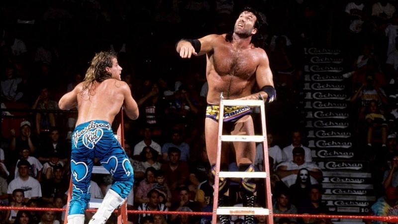 Razor Ramon plus Shawn Michaels plus the IC Title plus a ladder is a splendid formula!