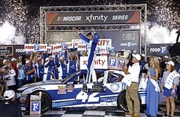 Larson takes Xfinity Series event for 1st win at Bristol
