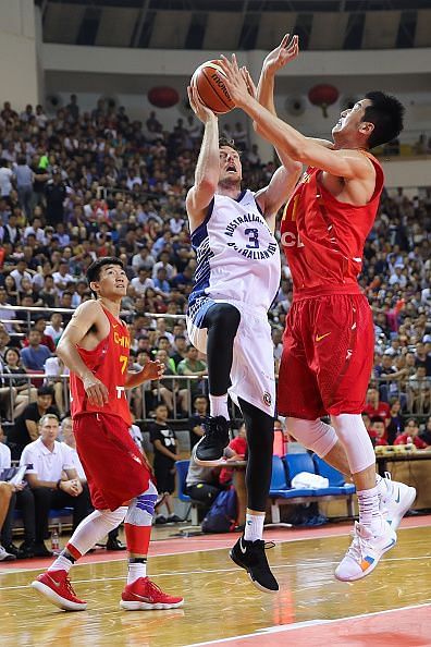 2018 China Australia International Men&#039;s Basketball Match - Jiyuan
