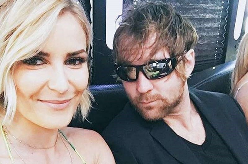Dean Ambrose (right) is said to have moved with his wife Renee Young (left) to Birmingham, Alabama for his injury rehab