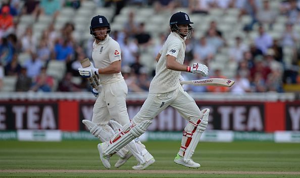 Root and Bairstow put on 104 runs to bring England back into the game