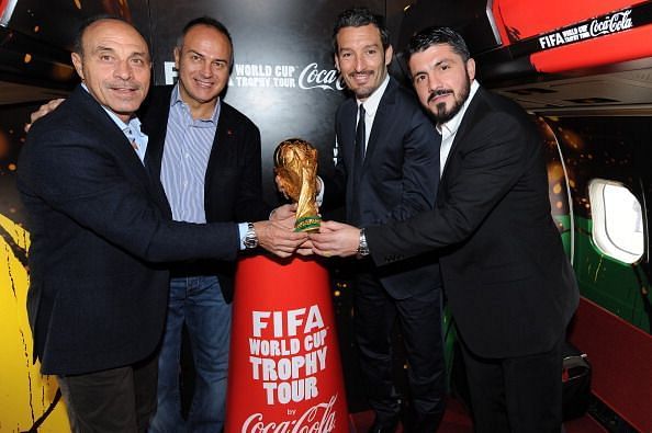 FIFA World Cup Trophy Tour in Rome - Trophy Arrival In Ciampino