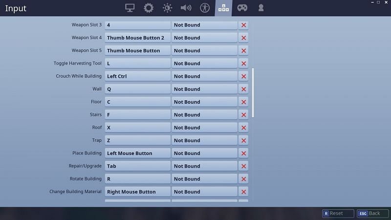 Page 3 Fortnite Pc Controls Keybind Keyboard Control Guide