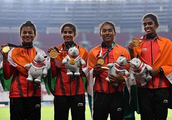 Indian Women&#039;s 4x400m Team