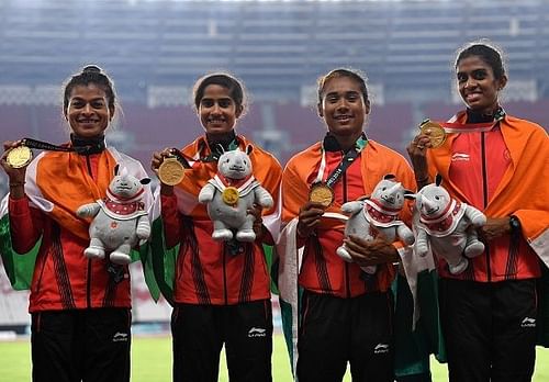 Indian Women's 4x400m Team