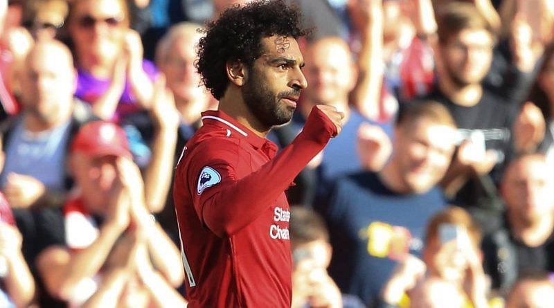 Salah on target for the second home game of the season