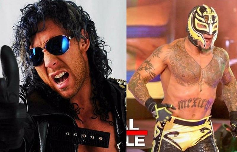 A match between Kenny Omega and former WWE Champion Rey Mysterio was initially planned for All In