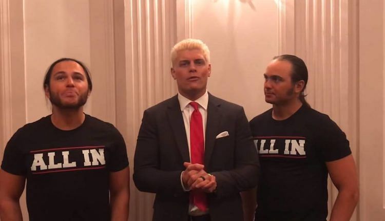 Cody Rhodes with The Young Bucks 