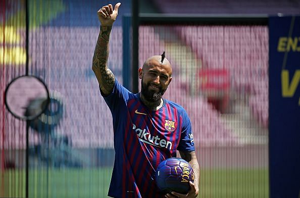 Arturo Vidal is now a Barcelona player