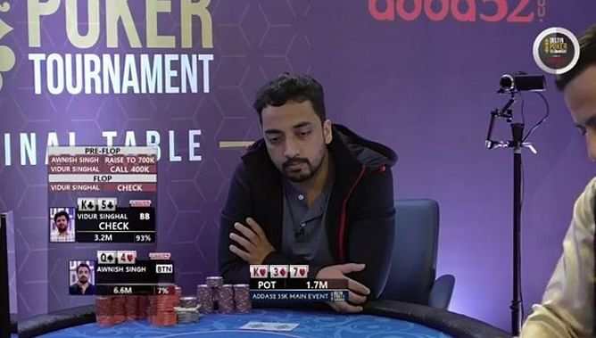 The 2018 DPT Main Event Champion found its winner in Awnish Singh
