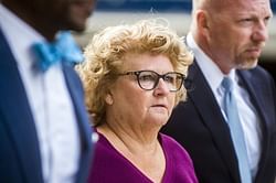 Former gymnastics coach denies charges in Nassar scandal