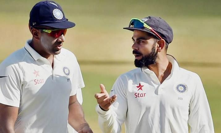 Virat Kohli and Ravichandran Ashwin