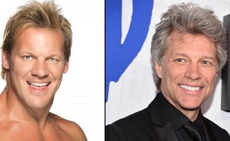 WWE legend Chris Jericho and Jon Bon Jovi resemble one another