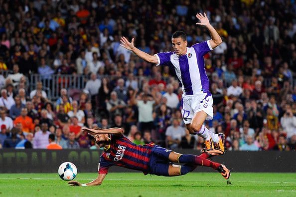 Carlos Pena in action against FC Barcelona (credits: Zimbio)