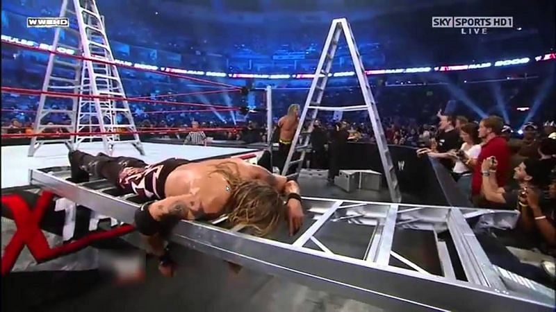 Edge and Hardy are both synonymous with the ladder match 