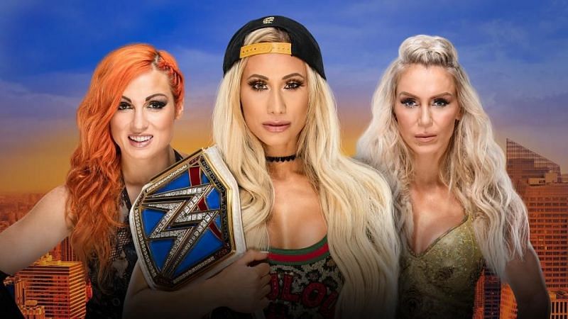 Carmella vs. Becky Lynch vs. Charlotte Flair