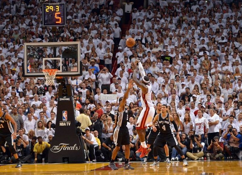 LeBron&#039;s dagger jumper in the final seconds of Game 7.