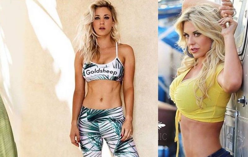 Kaley Cuoco and former WWE Superstar Taryn Terrell resemble one another