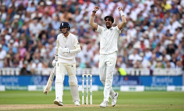 ICC announces fine and one demerit point for Ishant Sharma's celebration on Day 3