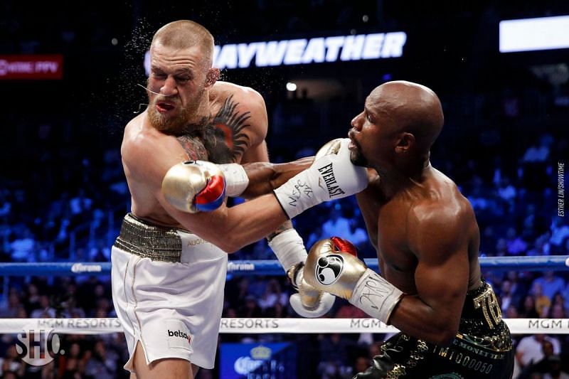 Floyd Mayweather (right) is a boxing legend