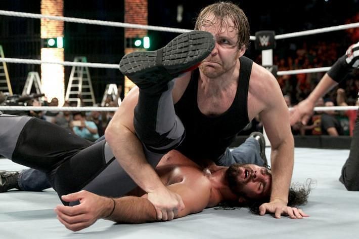 Dean Ambrose surprised Seth Rollins at Money in the Bank 2016
