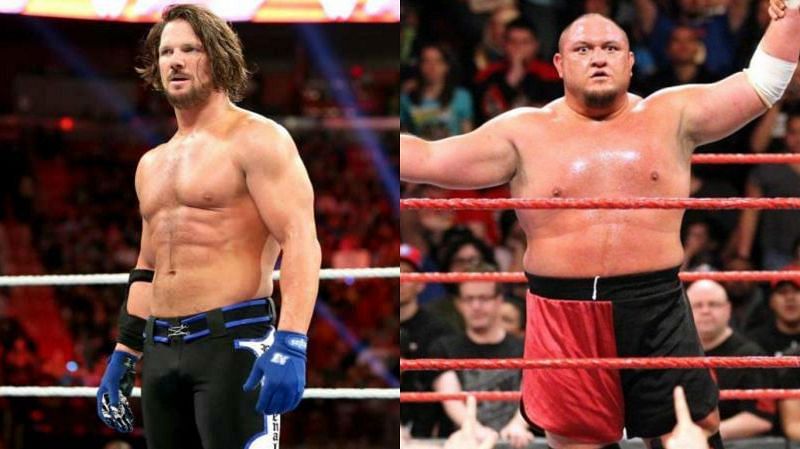 Image result for wwe samoa joe vs aj styles