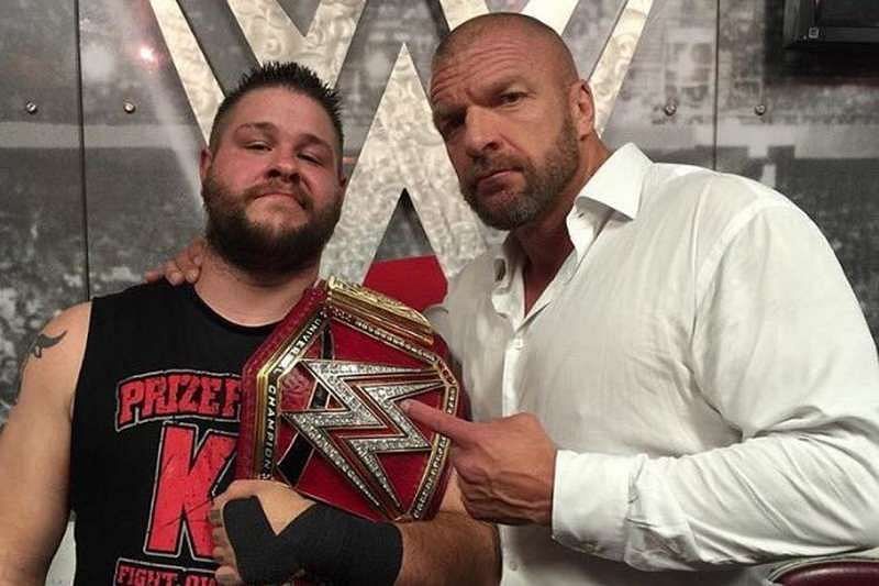 WWE authority figure Triple H could insert his protege Kevin Owens in the Universal title match