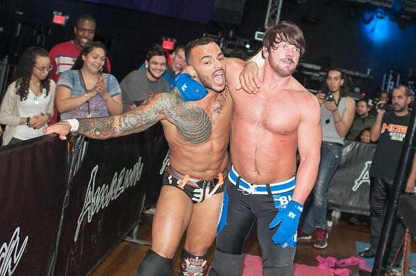 Ricochet and AJ Styles faced off in the indies.