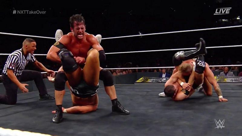 War Raiders attacked The Undisputed Era after they retained their NXT Tag Team Championships 