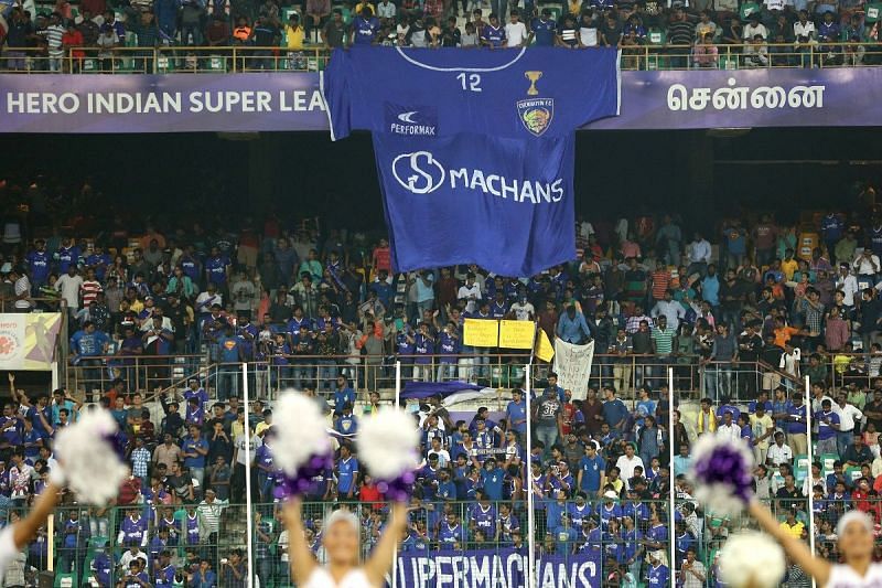 The &#039;Marina Arena&#039; regularly saw crowds of over 18,000 in attendance for Chennaiyin&#039;s home games