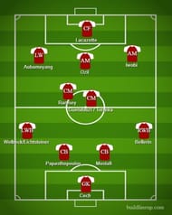A Better Suited 4-2-3-1 For Arsenal With Current Personnel
