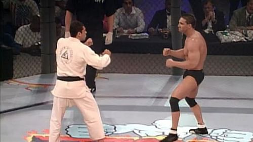 Royce Gracie and Ken Shamrock square offÂ in their long awaited rematch