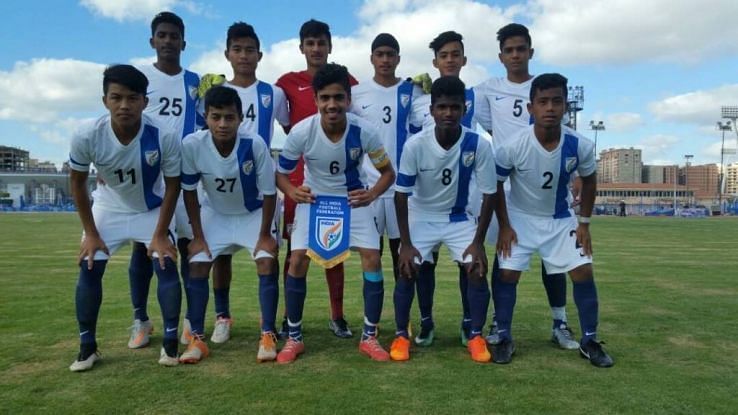 The Indian U-16 team