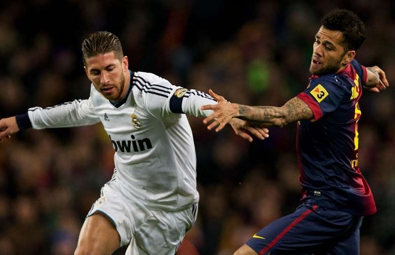 Sergio Ramos and Dani Alves were once teammates at Sevilla