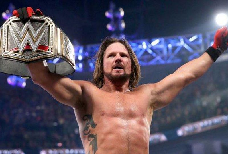 AJ Styles- the current WWE World Champion!