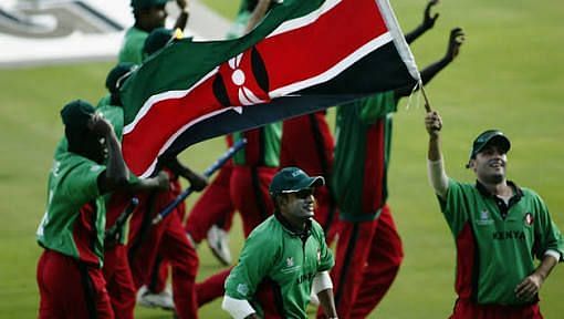 Kenyan Team at the 2003 Cricket World Cup