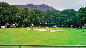 View of Sher-I-Kashmir Cricket Stadium