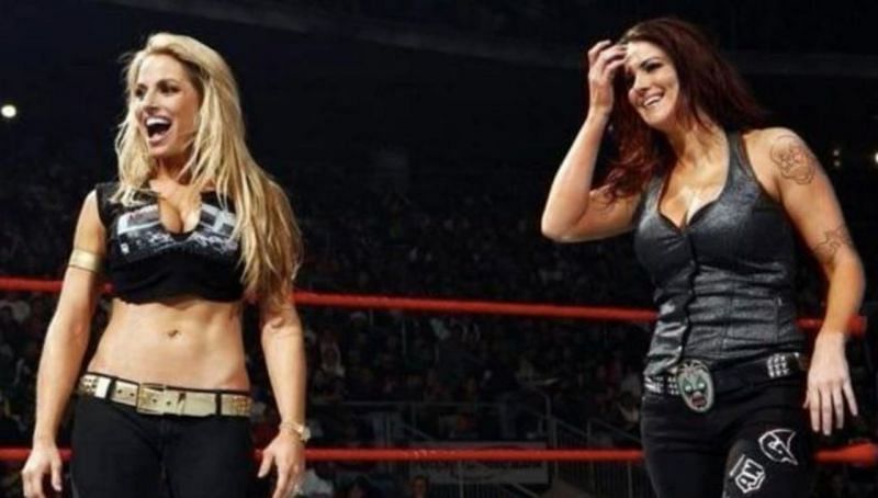 Lita and Trish Stratus definitely have history 