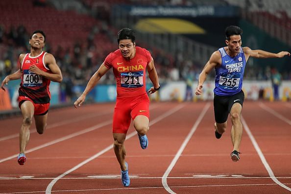Athletics - Track Events Men at Asian Games 2018 - India dominates middle distance events with 2 Golds and 4 Silvers.