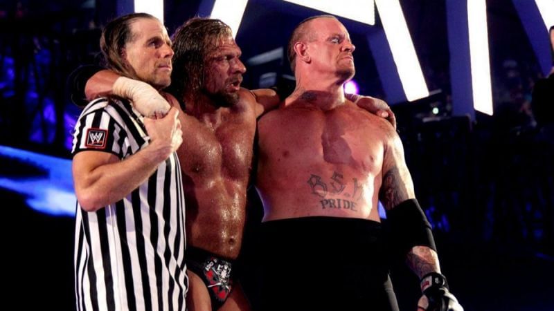 Image result for the undertaker vs triple h