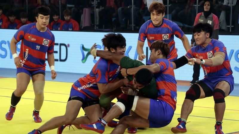 Korea put up a tough fight in the Kabaddi Masters and is a team to watch out for