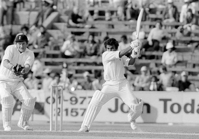 Sunil Gavaskar during his masterclass of 221 at the Oval