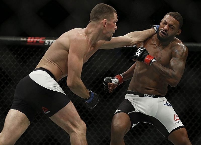 Diaz was back to his best against Michael Johnson in 2015