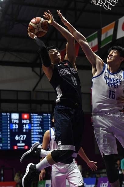 Enter captionAction from India vs Unified Korea Basketball match at Asian Games on Day 6