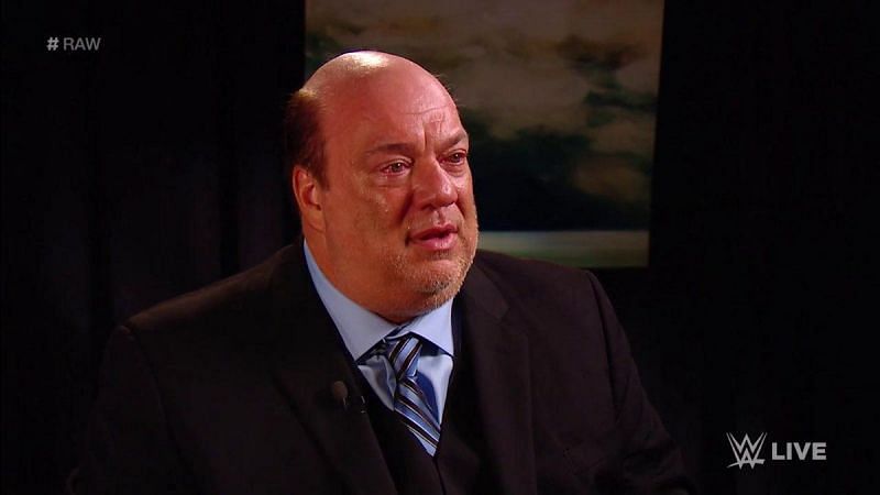 Paul Heyman played the audience, building heel heat for Lesnar