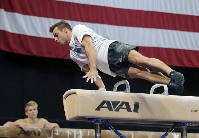 'Old man' Mikulak (he's 25) back for 5th US gymnastics title
