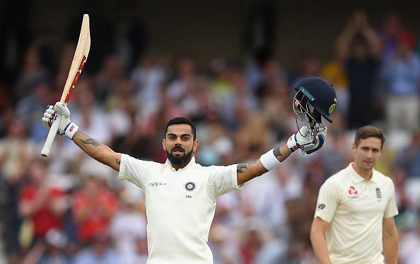 India inches closer to victory after Virat's ton and Pandya's fifty on day three